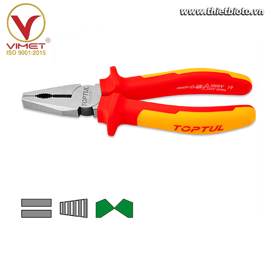 Kềm tổng hợp cách điện VDE TOPTUL DGCA2208
